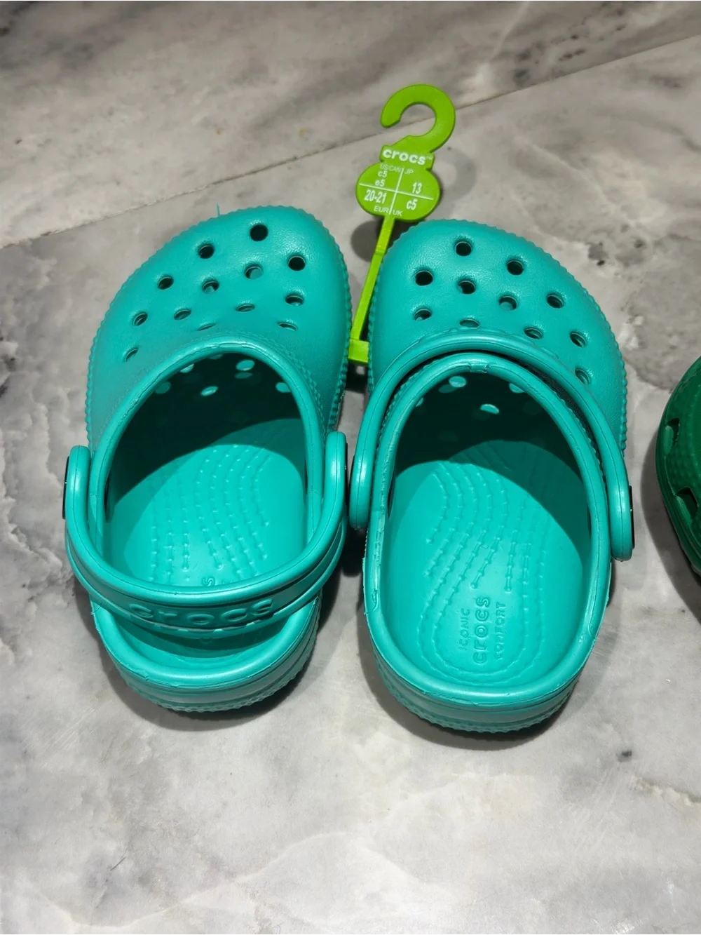CROCS Kids Clog in Turquoise